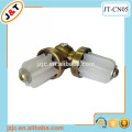 fashion metal curtain rod accessories,stainless steel and plastic turning connecter